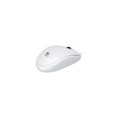 "Logitech B100 Optical Cable Mouse - Reliable Performance, Classic White Design | SKU: 5099206041288"